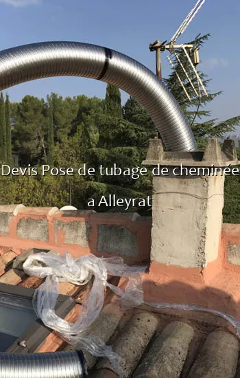Devis Pose de tubage de cheminée a Alleyrat