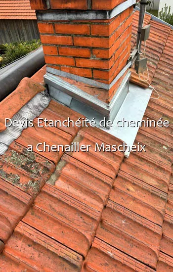 Devis Etanchéité de cheminée a Chenailler Mascheix