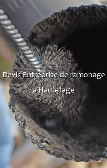 Devis Entreprise de ramonage a Hautefage
