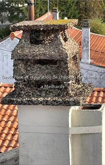 Devis Pose et réparation de chapeau de cheminée a Meilhards