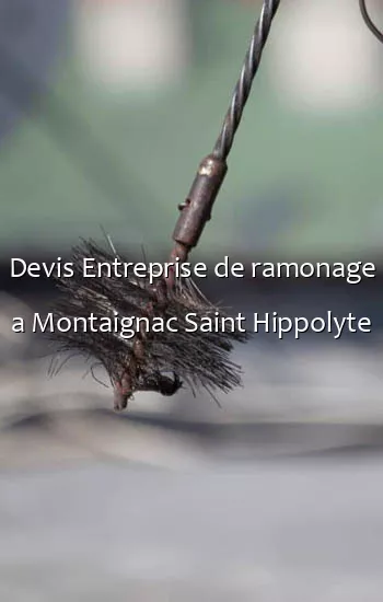 Devis Entreprise de ramonage a Montaignac Saint Hippolyte