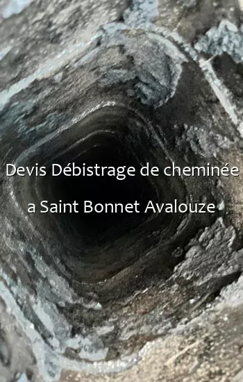 Devis Débistrage de cheminée a Saint Bonnet Avalouze