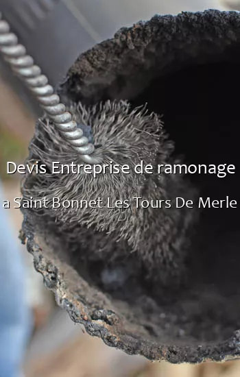 Devis Entreprise de ramonage a Saint Bonnet Les Tours De Merle