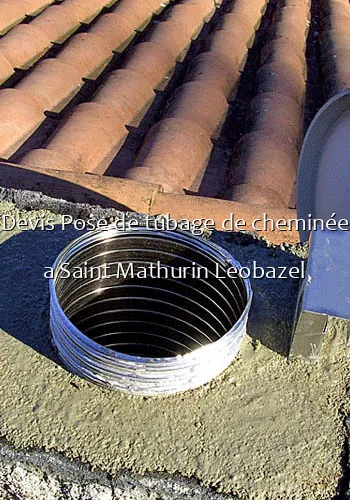 Devis Pose de tubage de cheminée a Saint Mathurin Leobazel