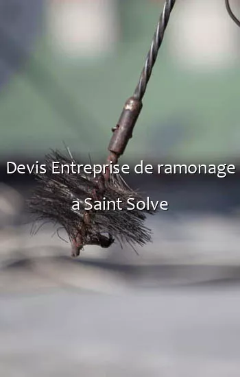 Devis Entreprise de ramonage a Saint Solve